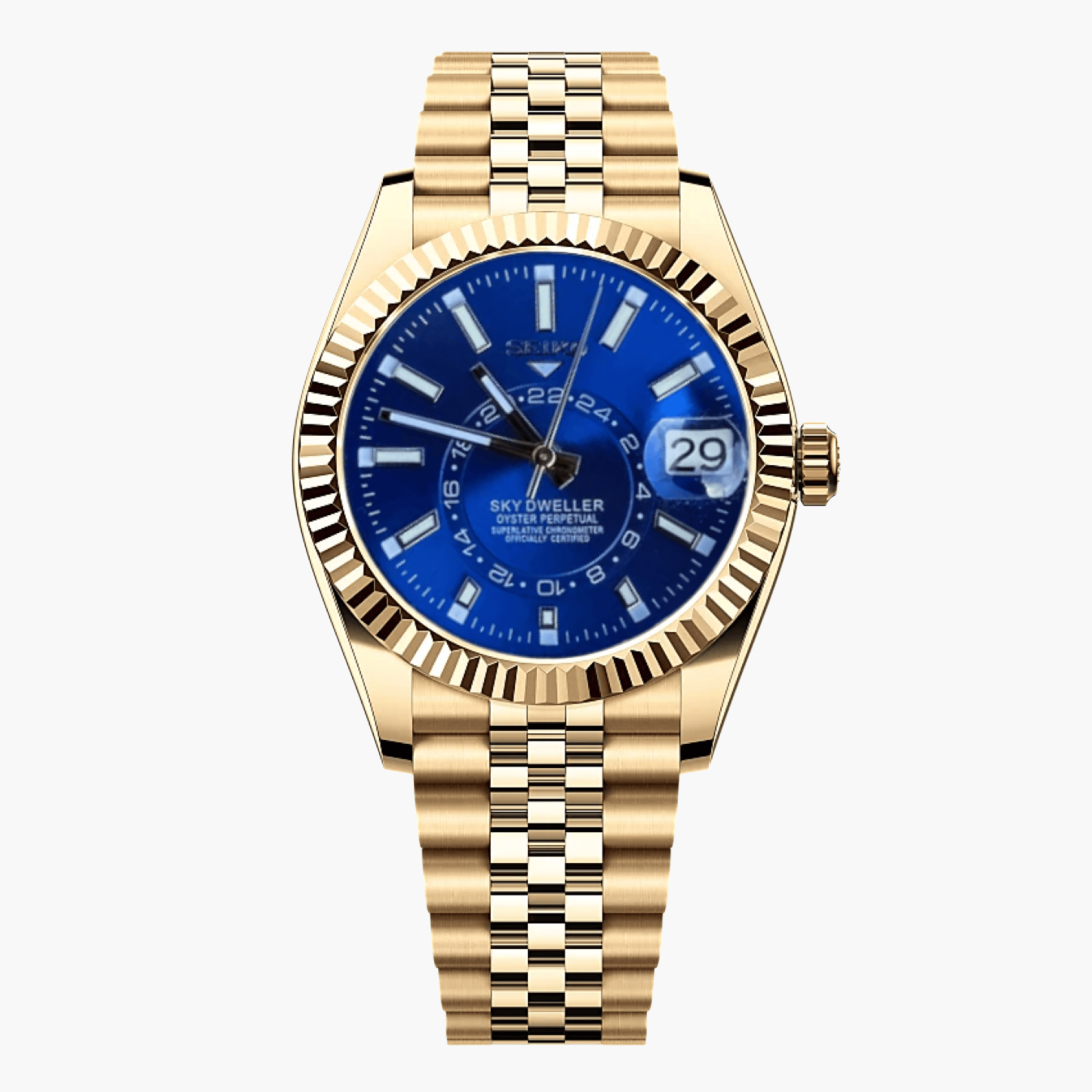 SeikoDweller Gold/Blue